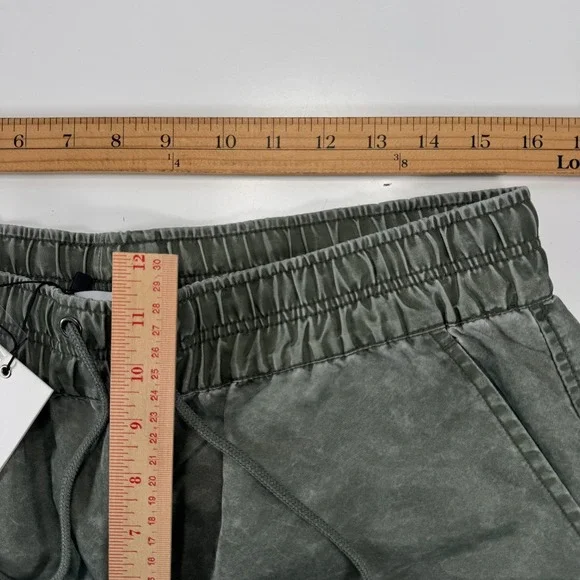 NWT JOHN ELLIOTT Nicasio Himalayan Pant Mens 3/Large Green Drawstring Cuff $378